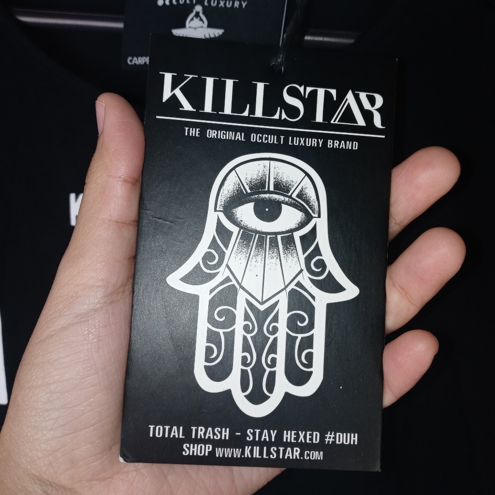 Killstar Cats Ladies Raglan T-Shirt Size S - Picture 12 of 14